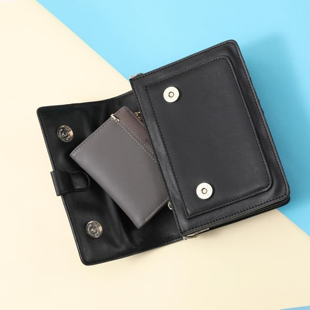 Thumbnail 6 de FALAN MULE Small Wallet for Women RFID Blocking – Compact bifold wallet with zip coin pocket