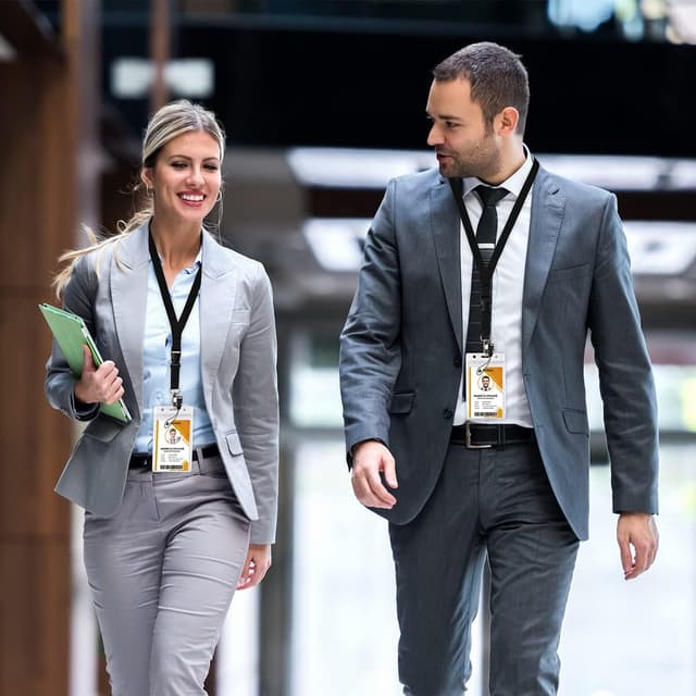 Thumbnail 6 de Vicloon Cordino Porta Carte con badge retrattile impermeabile e supporti per esposizione e ufficio