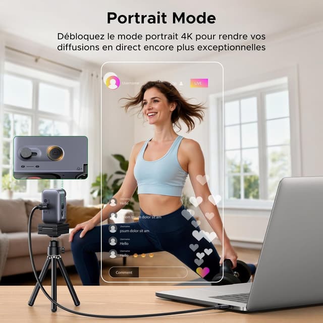 Thumbnail 5 de UGREEN FineCam Pro 4K Webcam 30 FPS