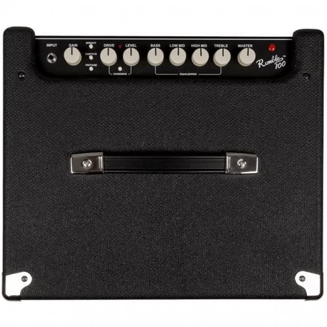 Detalle de Fender Rumble 100 amplificador de bajo combo de 100W con altavoz de 12