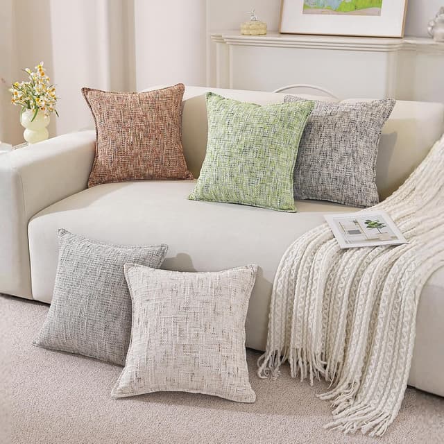 Thumbnail 1 de Ystyle Housse de Coussin Chenille 45x45cm 🛋