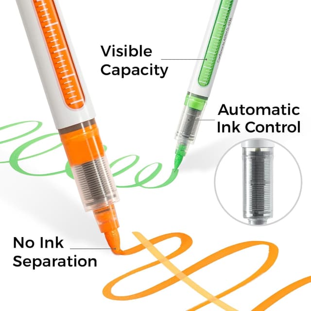 Detalle de Ohuhu Acrylic Paint Pens 24 colours — acrylic markers 🎨