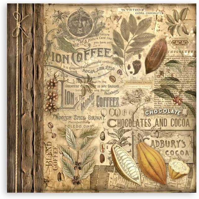 Thumbnail 9 de Scrapbooking Pad 22 hojas 12" x 12" Café y Chocolate 📓