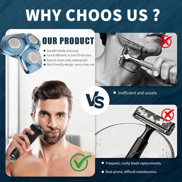 Thumbnail 4 de SH71/50 Rasierkopf kompatibel mit Philips Series 5000