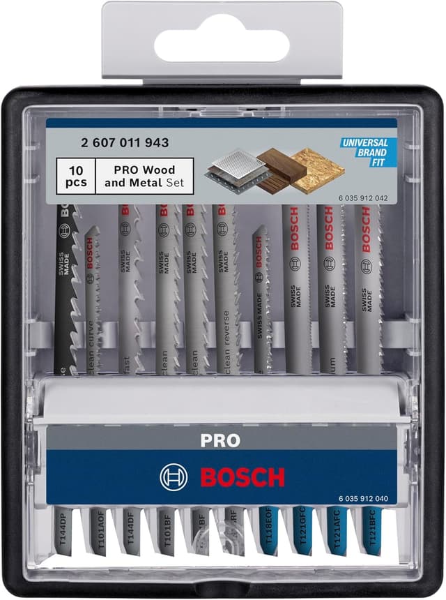 Thumbnail 1 de Bosch PRO Kit 10 lames de scie sauteuse 100 mm đź›