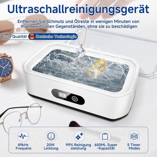 Detalle 2 de Robofun limpiador ultrasónico 650 ml