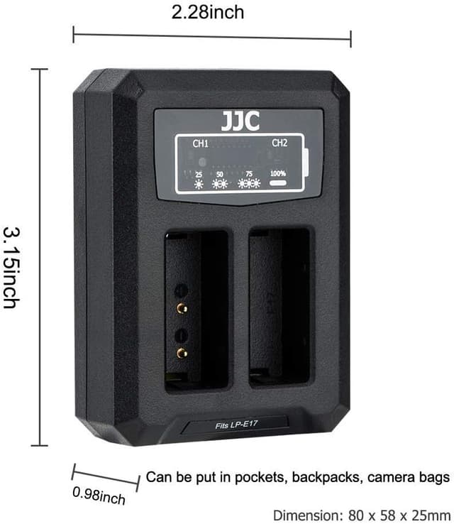 Thumbnail 6 de LP-E17 USB Dual Battery Charger for Canon cameras (for LP-E17 batteries)