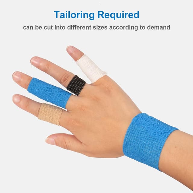 Thumbnail 5 de 12 Roll Selbstklebender Verband 10 cm Blau