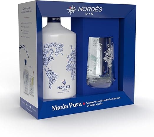 Imagen de Nordés Ginebra Premium 40º 70cl con Vaso Bajo 🍸 en OfertitasTOP