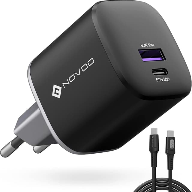 Detalle de NOVOO Chargeur USB C rapide 67 W, 2 ports