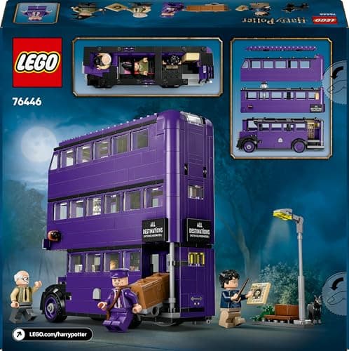 Thumbnail 11 de LEGO Harry Potter 76446 Aventura en el Autobús Noctámbulo con 5 minifiguras y accesorios