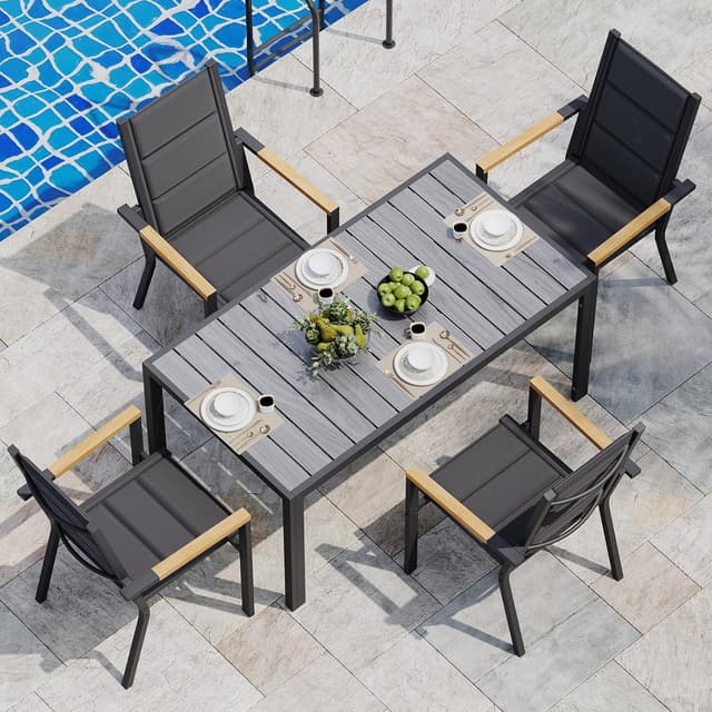 Imagen de JUMMICO Set arredo da giardino 4 persone en OfertitasTOP