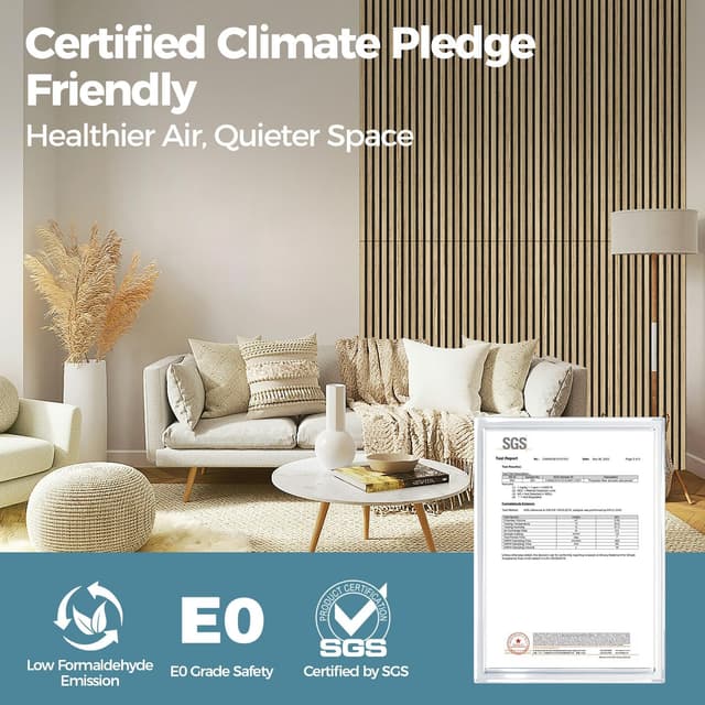 Detalle de Akumax soundproof wood wall panels 3.5cm