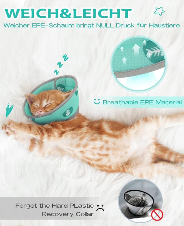 Detalle 2 de Einstellbare Halskrause für Katzen, M