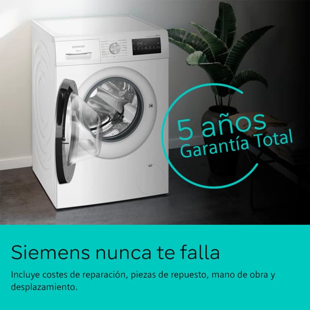 Detalle 2 de Siemens iQ300 WM14N292EP lavadora 9 kg y 1400 rpm con smartFinish