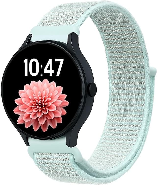 Detalle de Nylon replacement strap for Reflex Active smartwatches (Series 4/5/6/7/9/10/12/13/14/15/16/23/26)