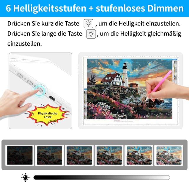 Thumbnail 4 de TOHETO A3 Leuchttisch 42,6×30,5 cm