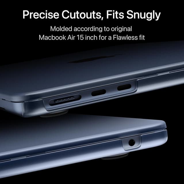 Detalle 2 de Soonjet MacBook Air 15 Case Midnight Clear