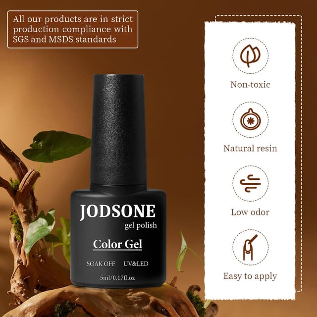 Thumbnail 5 de JODSONE 100 PCS Gel Nail Polish Kit 95 Colors 💅