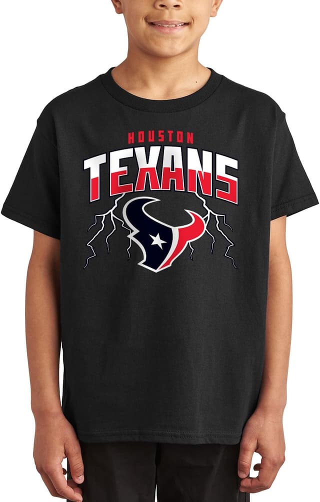 Detalle de Junk Food x NFL Team Lightning Kids Fan Tee (Officially Licensed) for Boys & Girls