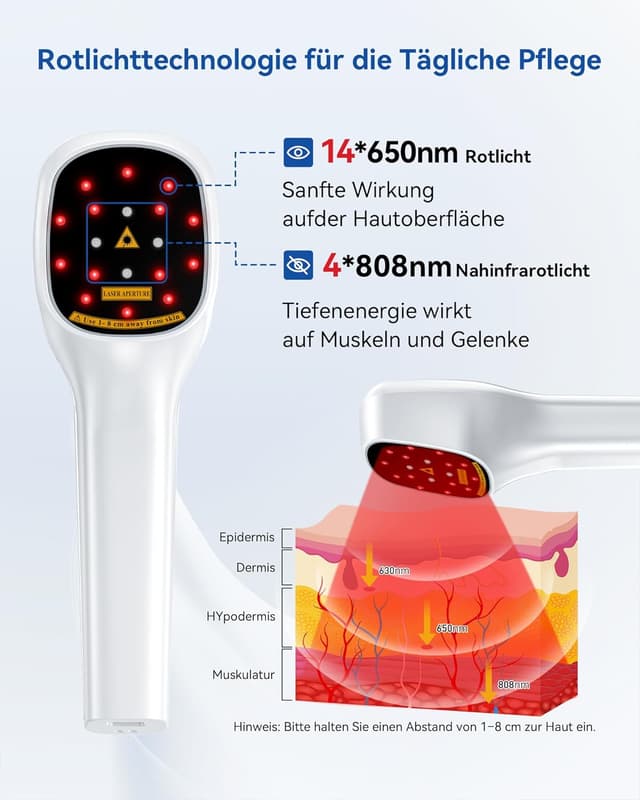 Thumbnail 1 de Orisary Kaltes Rotlicht Handgerät 4000 mAh