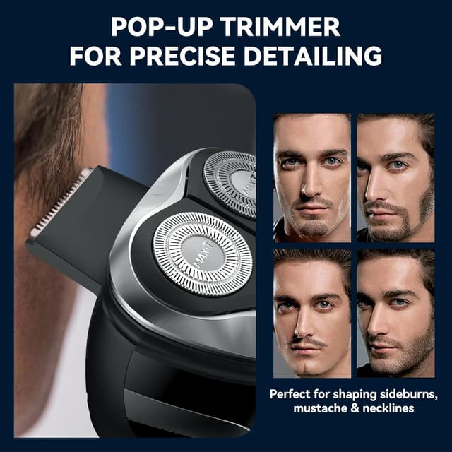 Thumbnail 5 de MAX-T Electric Razor 120 mins runtime 🔌🪒