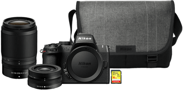 Detalle de Nikon Z50 II Starterset + 16-50mm + 50-250mm