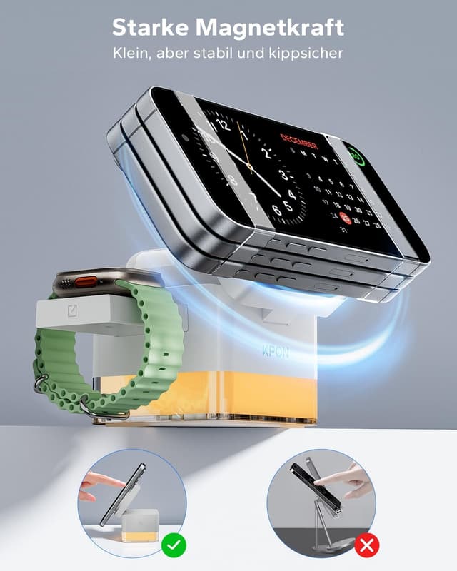 Thumbnail 2 de KPON 3-in-1 Ladestation für iPhone und Watch