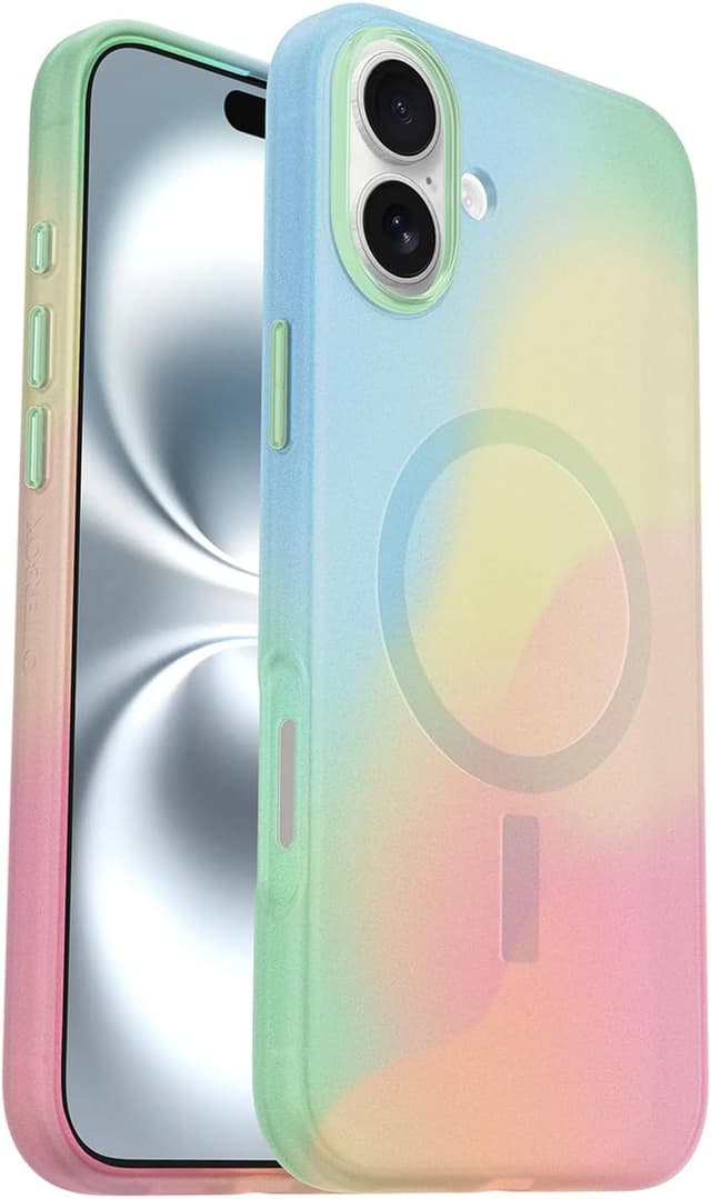 Detalle de OtterBox iPhone 16 Plus Figura Series case — Solstice Blue