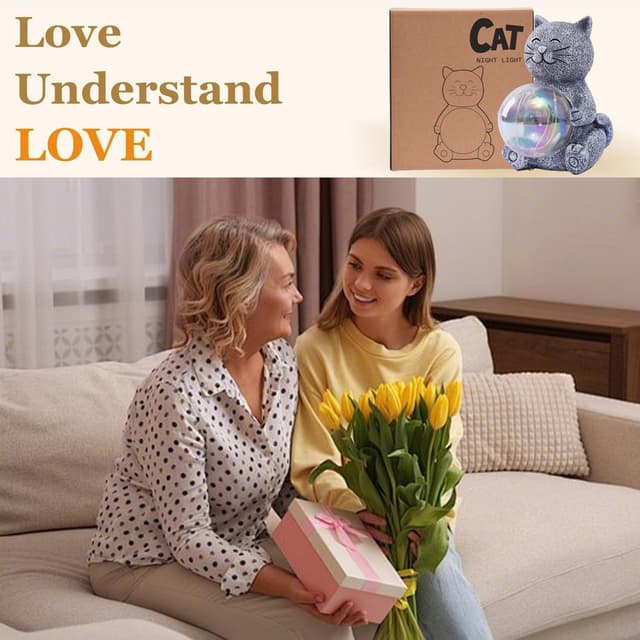 Thumbnail 1 de Yeomoo Katzendeko mit LED Ball 12cm