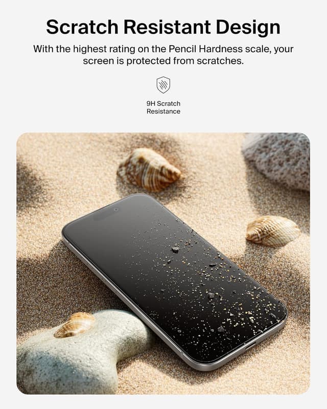 Thumbnail 3 de Belkin ScreenForce iPhone 17 Pro Tempered Glass