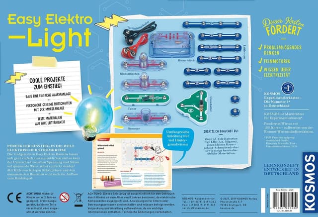Detalle 2 de Kosmos Easy Elektro Light Kit d'expérimentation