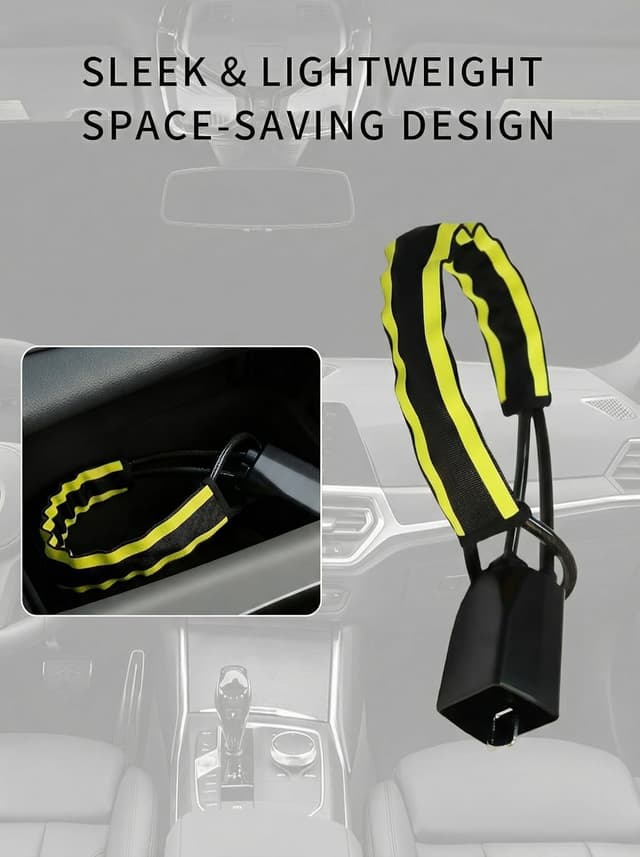 Thumbnail 5 de Reflective Stripe Steering Wheel Lock 3 keys ๐