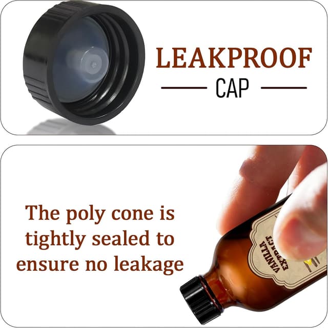 Thumbnail 6 de JINSILU 2 oz amber glass bottles ⚙