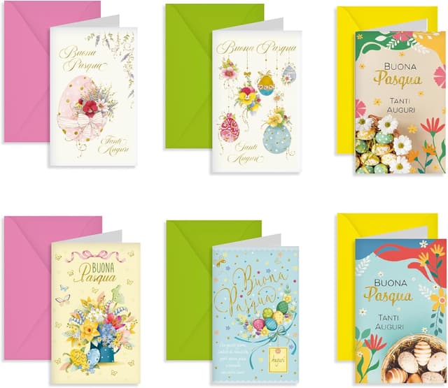 Imagen de Biglietto auguri Pasqua glitter 13 x 8,5 cm en OfertitasTOP