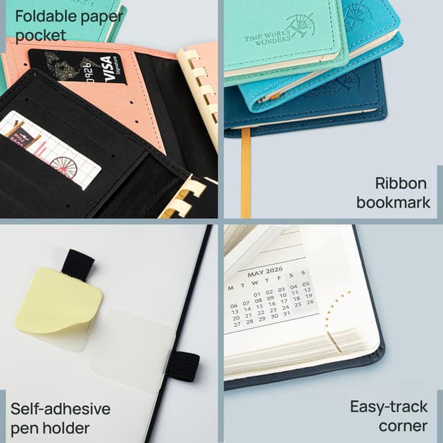 Thumbnail 5 de POPRUN Slim 2026 Pocket Diary 16.5×9 cm 📓