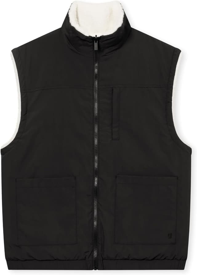 Detalle de Johnny Urban Bryson : gilet polaire réversible 2 en 1 sans manches teddy
