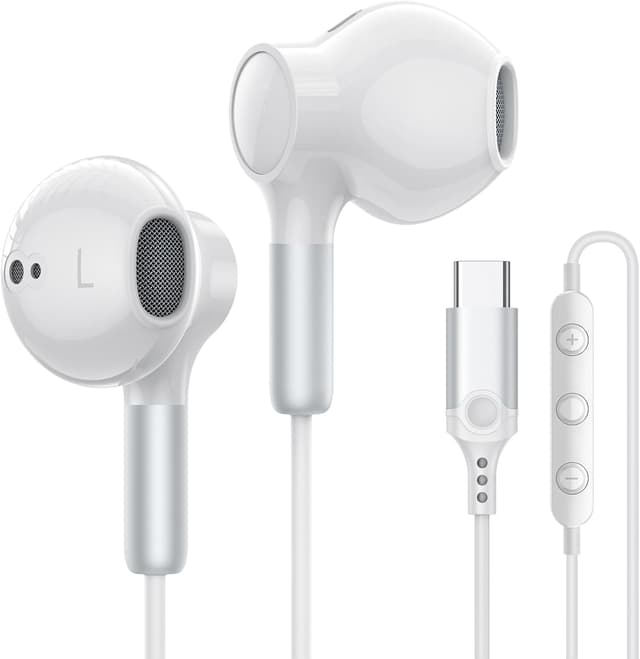 Detalle de USB C Headphones Wired Earbuds for iPhone