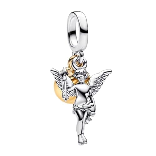 Detalle de LaMenars Cupid charm en plata 925