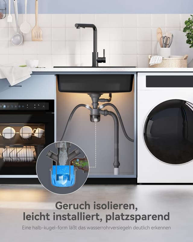 Thumbnail 3 de Sofetiy Spülbecken Granit 60x45cm Schwarz