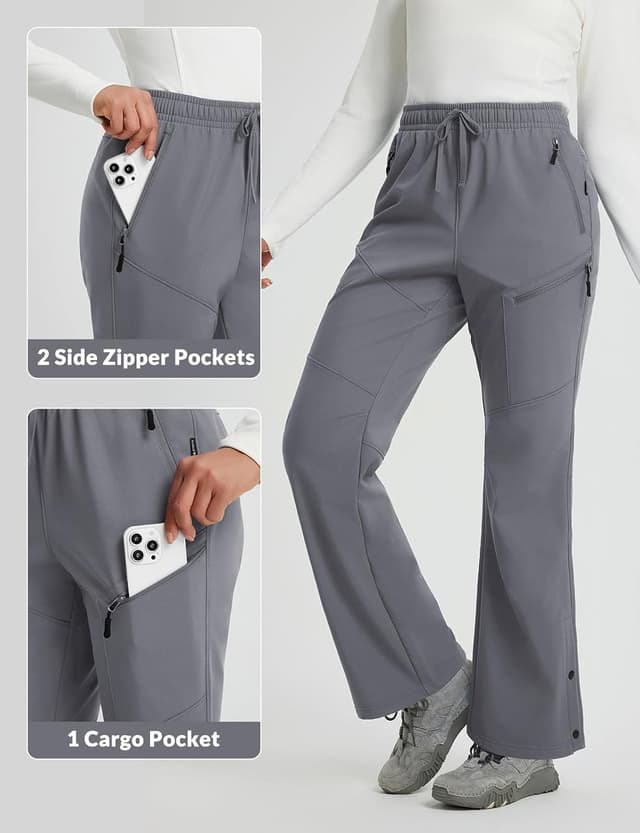 Thumbnail 5 de Baleaf Women's Waterproof Snow Pants with Fleece Lining 🧣