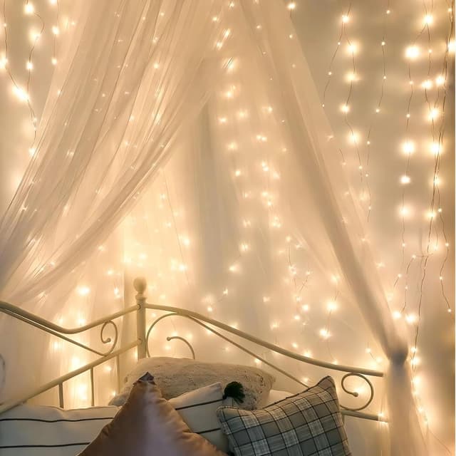 Thumbnail 3 de A.bigwhale Lichtervorhang 2x2m 200 LED