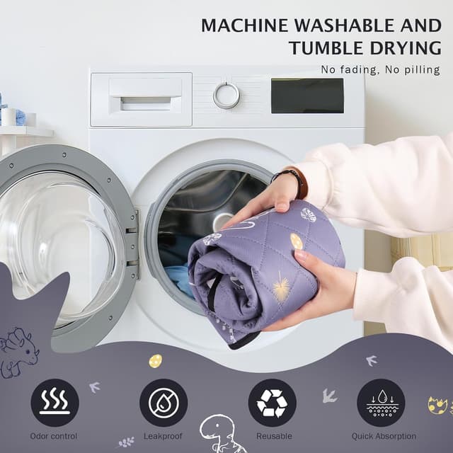 Thumbnail 4 de IEUUMLER Washable Pee Pads 80x90 cm 2 Pack