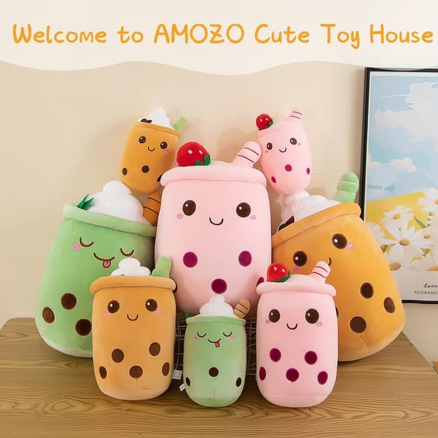 Thumbnail 1 de AMOZO Bubble Tea Plush Pillow 50cm