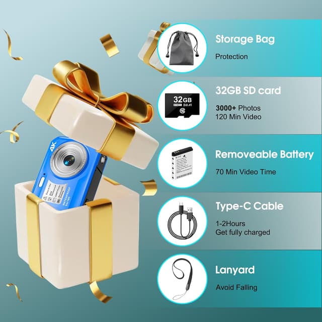 Thumbnail 6 de Yixinxin Unterwasserkamera 4K mit 64 MP