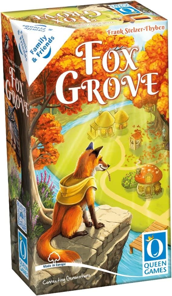 Detalle de Fox Grove DE Version – Kartenspiel von Queen Games für 2–4 Spieler (Familienspiel & Strategiespiel)