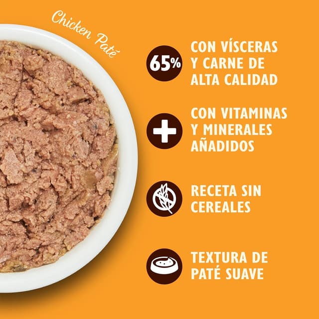 Thumbnail 2 de Lily's Kitchen Bandeja paté natural sin cereales 32x85 g 🐱