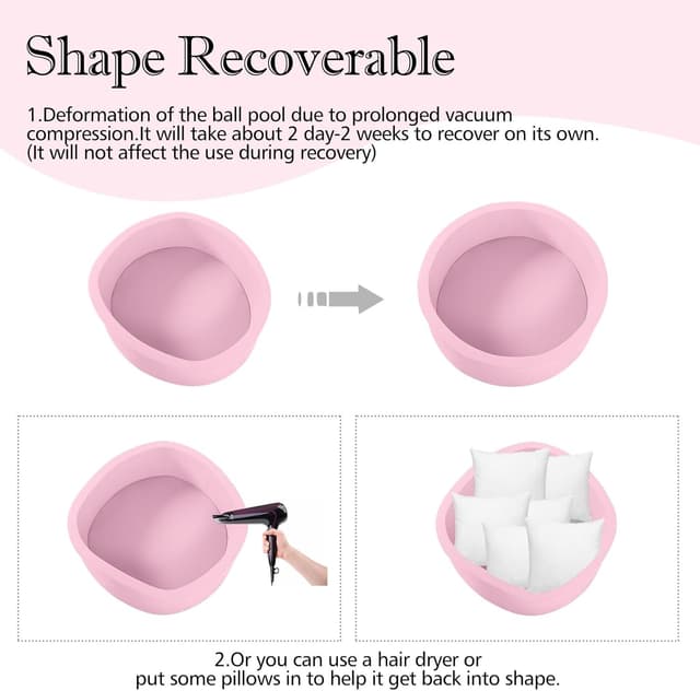 Thumbnail 3 de SHJADE Baby Ball Pit 35.4" Soft Foam Playpen