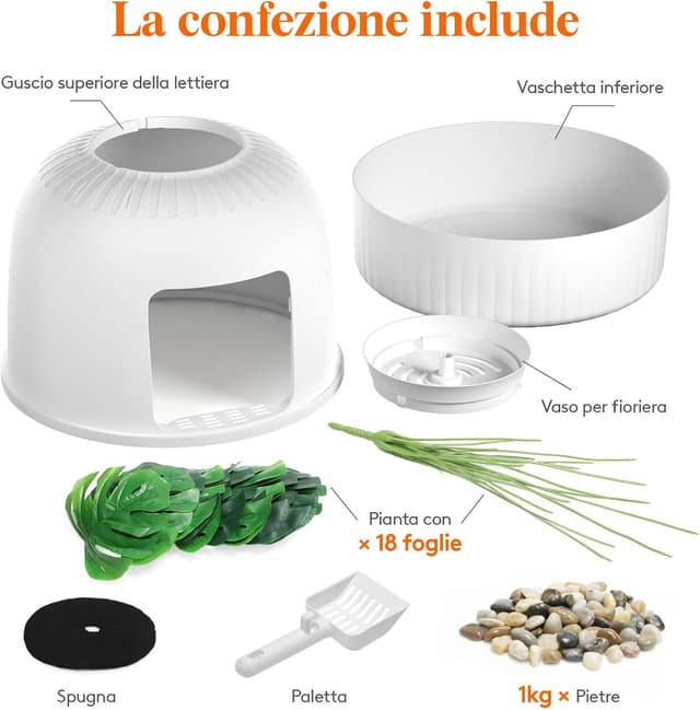 Thumbnail 6 de Lifewit Lettiera nascosta 48x120 cm