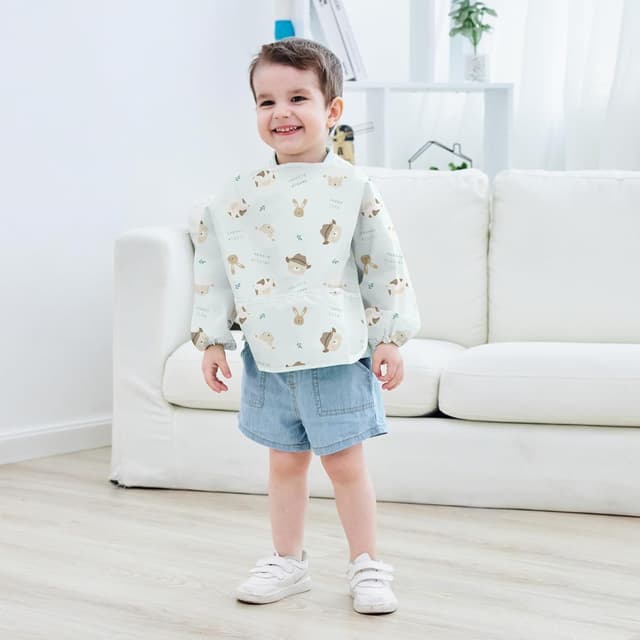 Thumbnail 6 de Little Dimsum Lätzchen mit Ärmeln im 2er-Set – wasserdicht, abwaschbar und verstellbar (6–36 Monate)